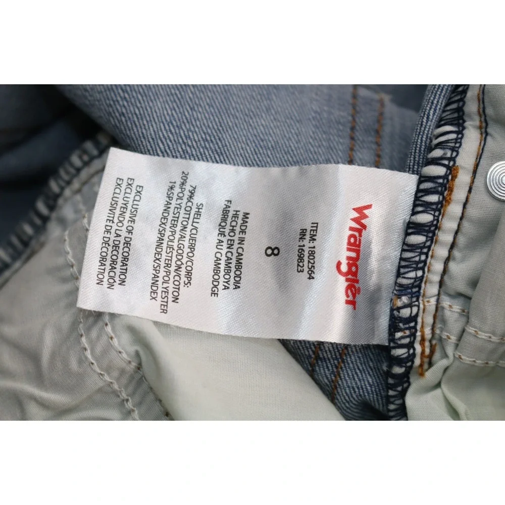 Wrangler Womens Jeans Blue Size 8 Hight Rise Bootcut Mid Wash Stretch